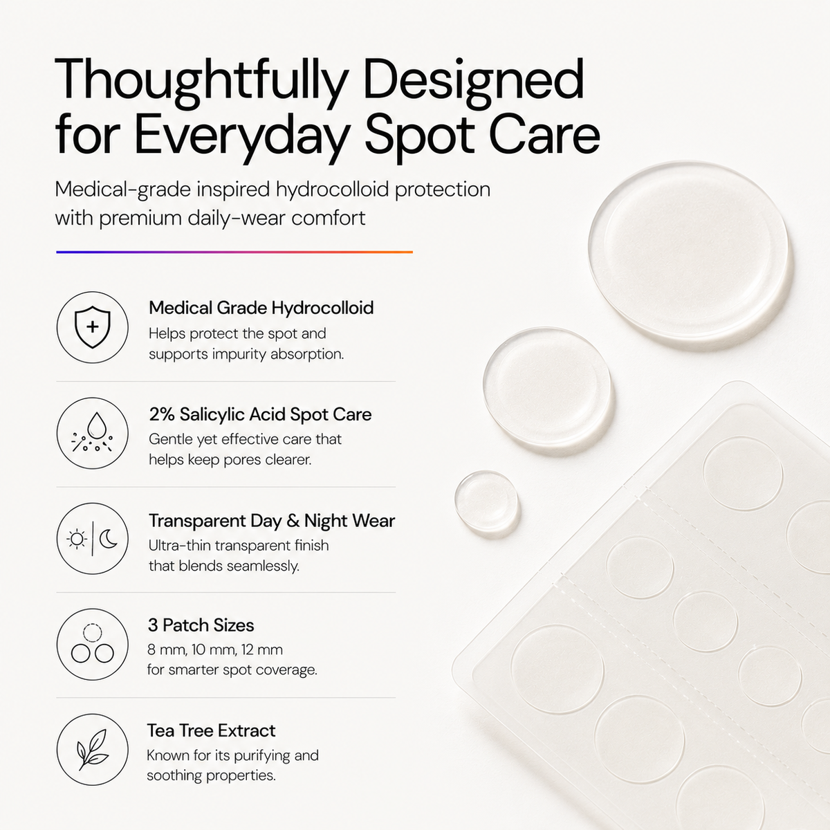 2% Salicylic Acid Sun Shield Acne Patches